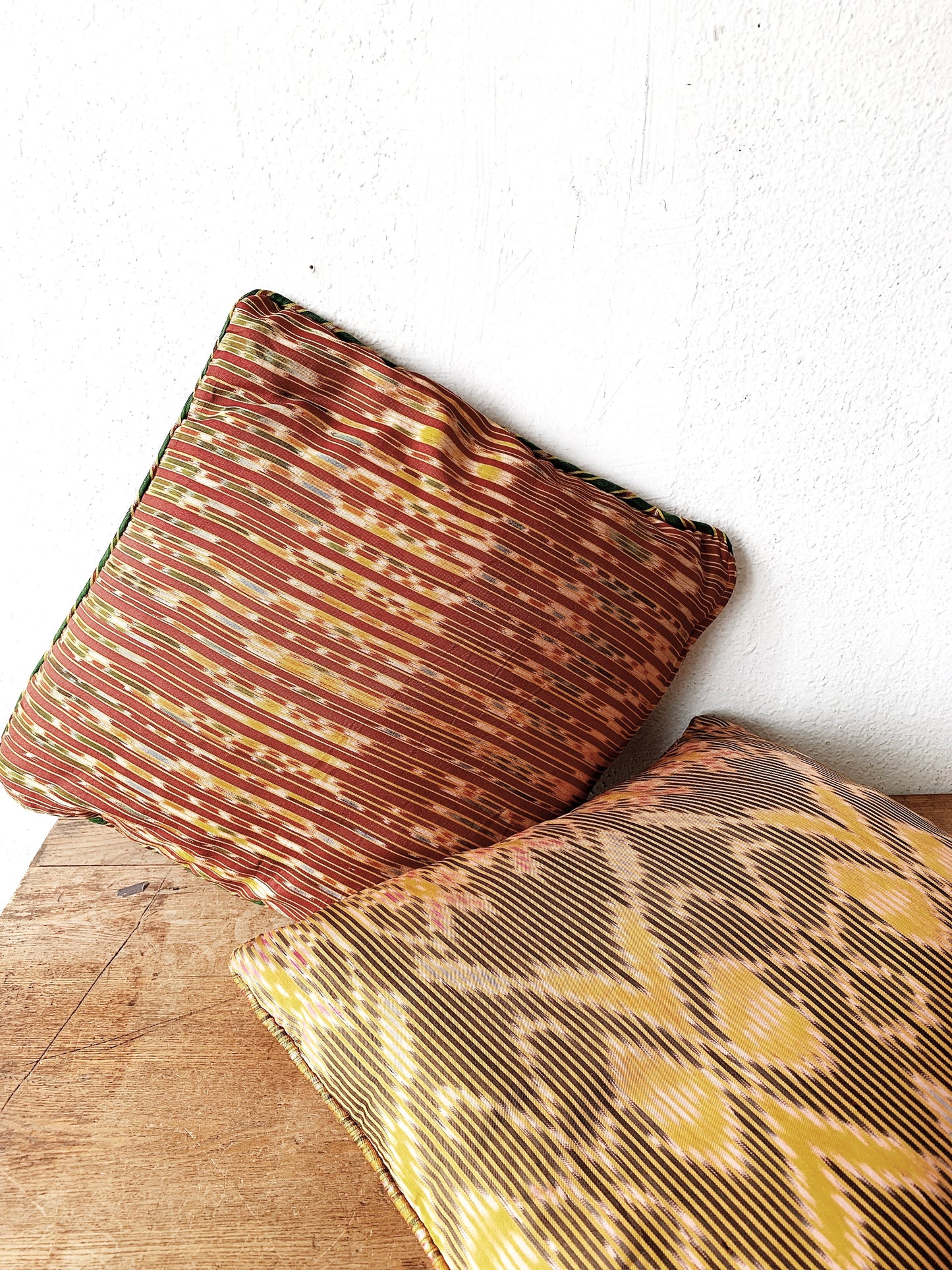 Vintage Silk Batik Pillow