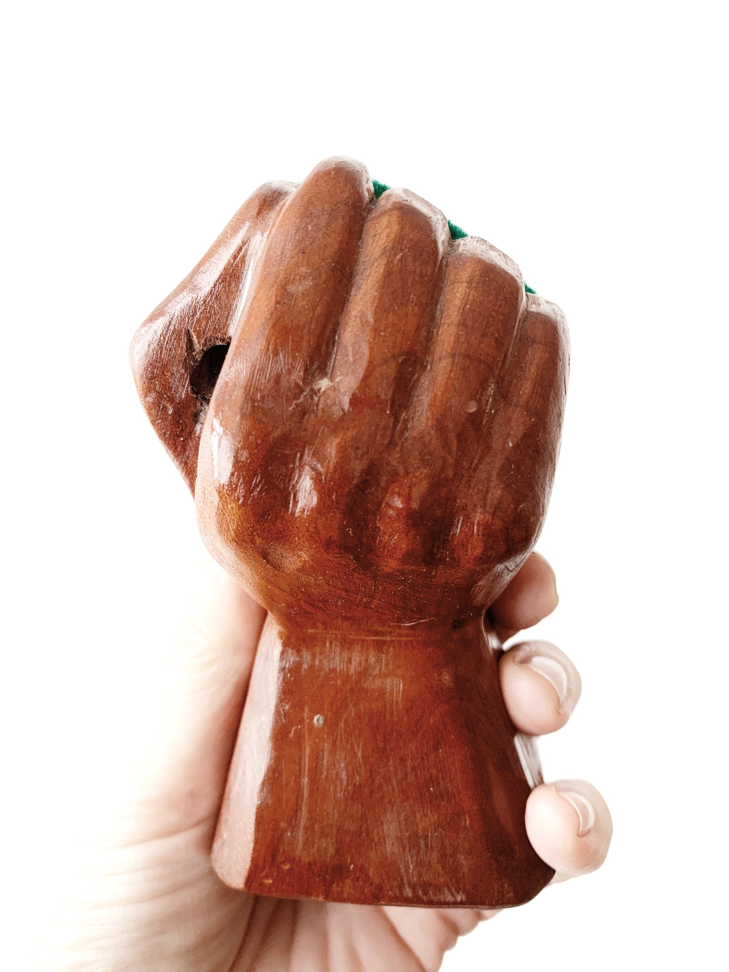 Vintage Carved Wood Hand