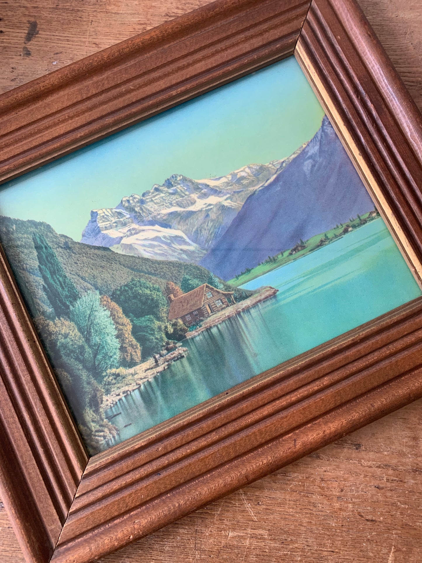 Vintage Framed Landscape