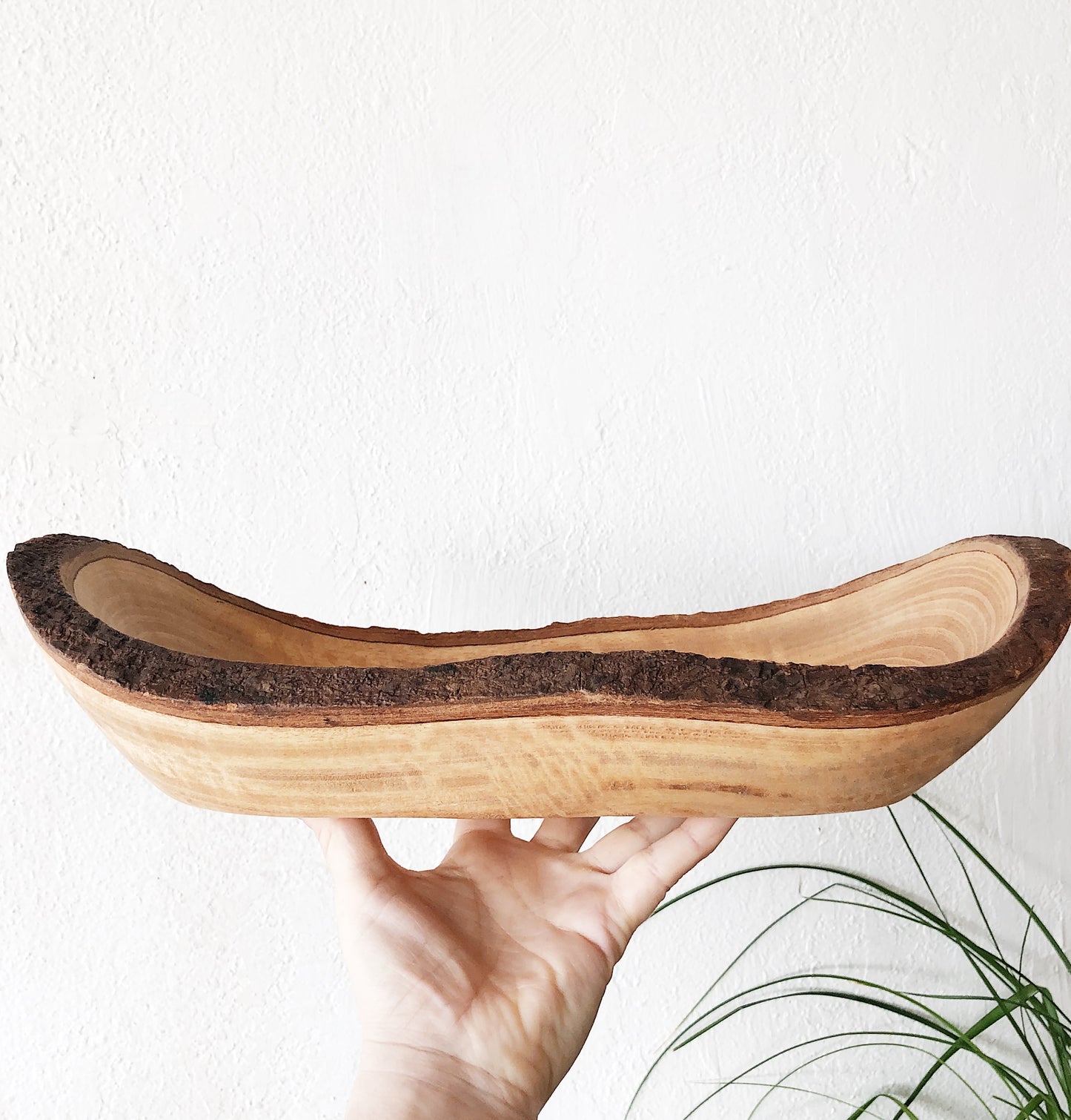 Hand Carved Live Edge Bowl