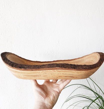 Hand Carved Live Edge Bowl