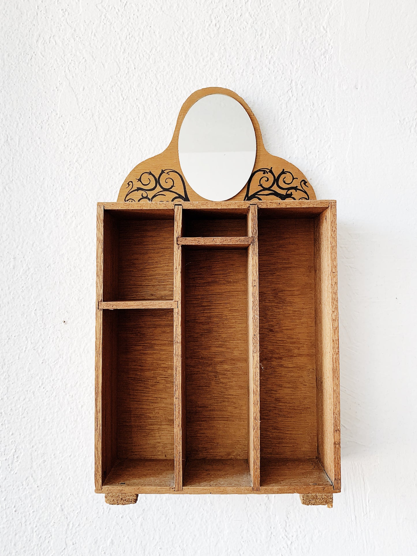 Vintage Handmade Curio Shelf