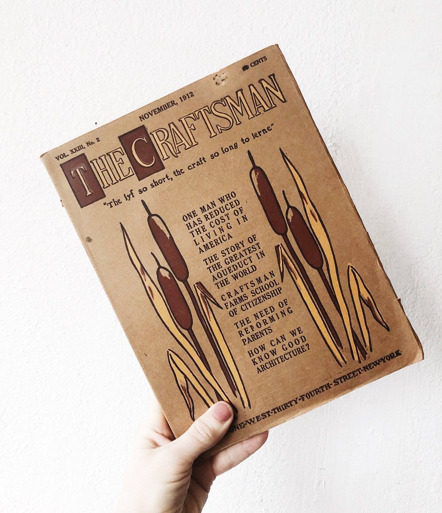 Antique Stickley Craftsman Periodical