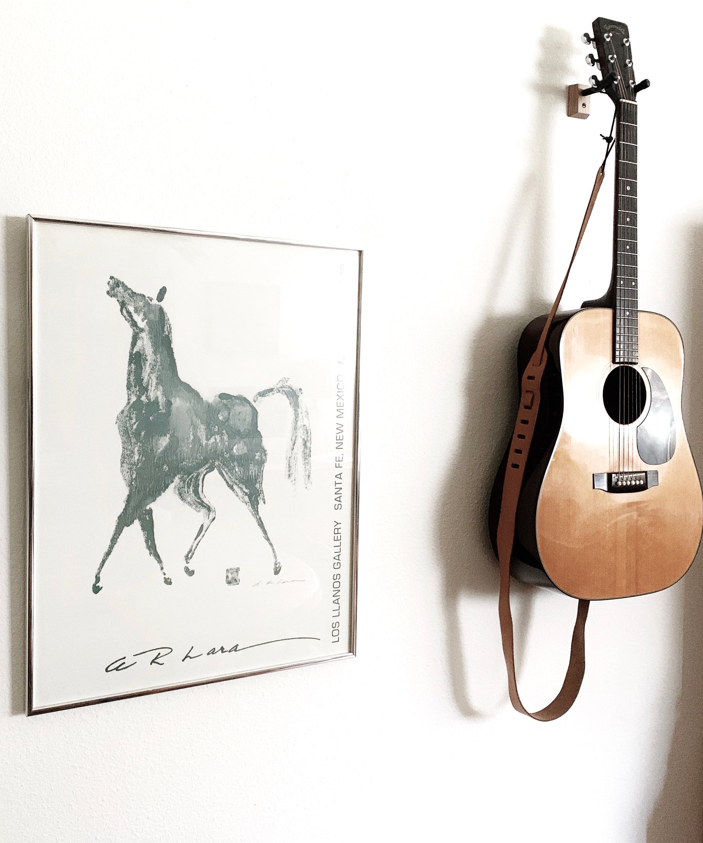 Vintage A.R. Lara Framed Exhibition Litho