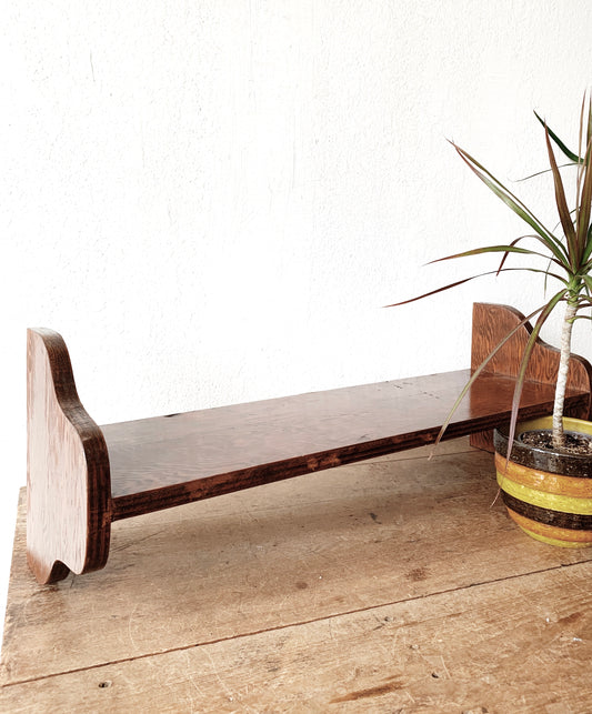 Vintage Wood Wall Shelf