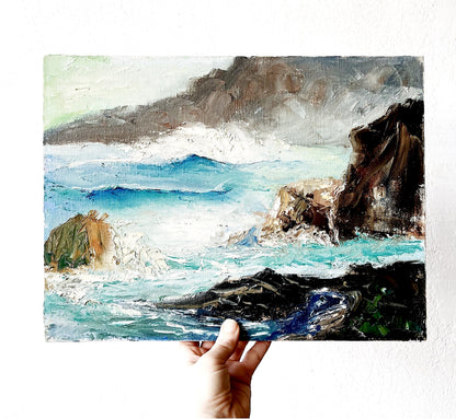 Vintage Seascape Painting