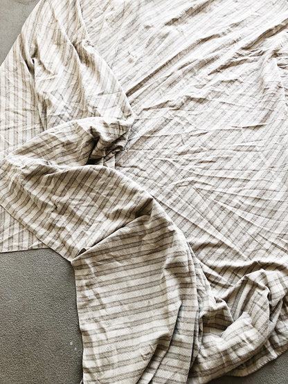 Family Heirloom Weavers Striped Coverlet / Blanket