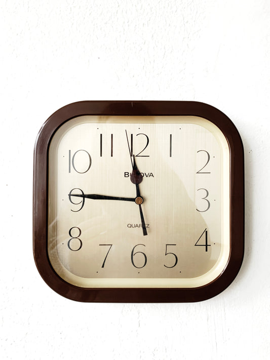 1980’s Bulova Wall Clock Japan