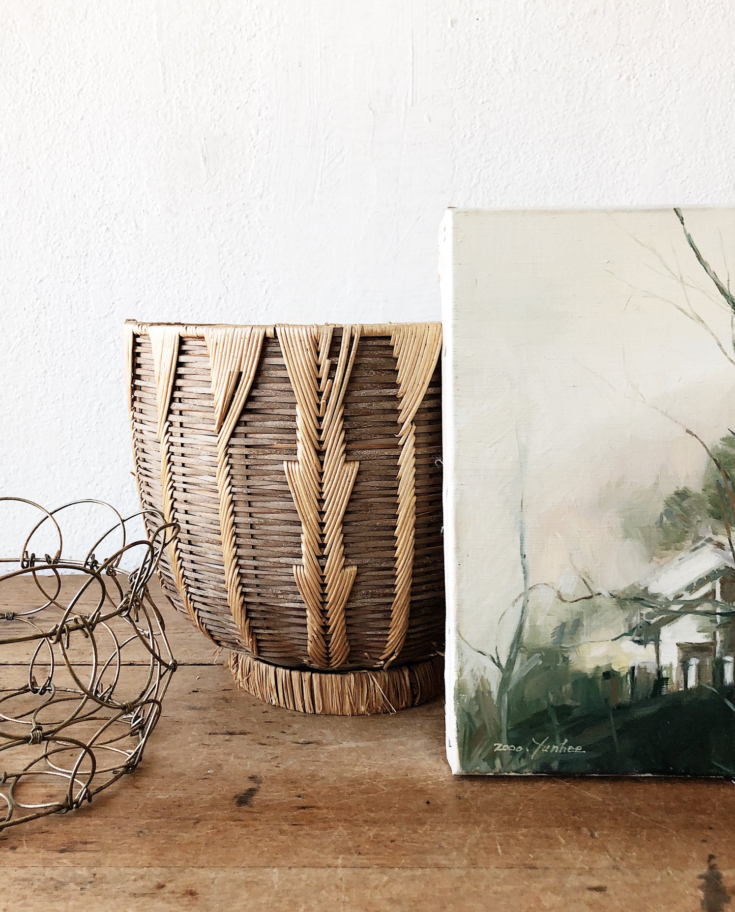 Original Vintage Landscape Painting