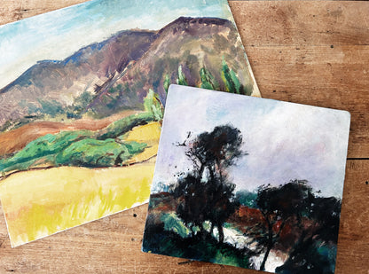 Antique Landscape Painting