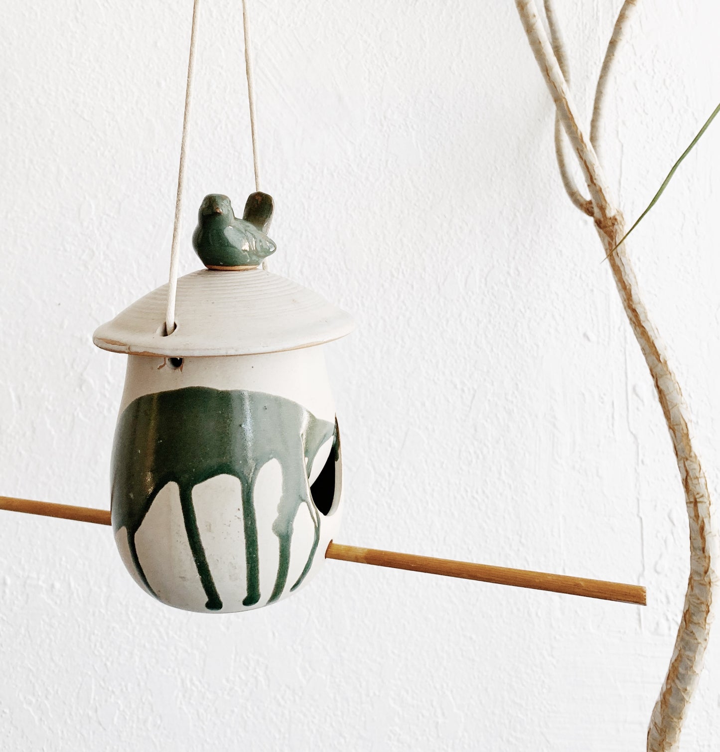 Handmade Ceramic Bird Feeder