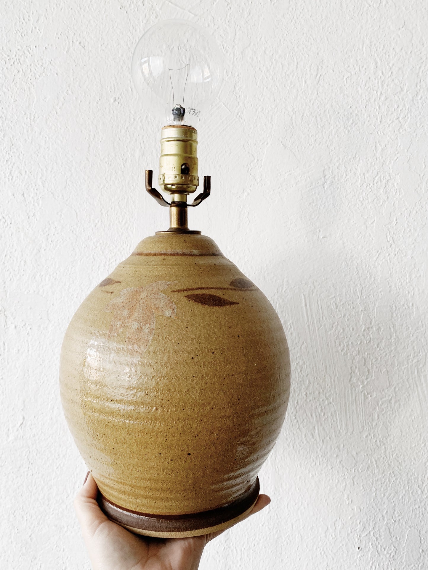 Vintage Pottery Lamp