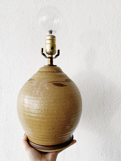 Vintage Pottery Lamp