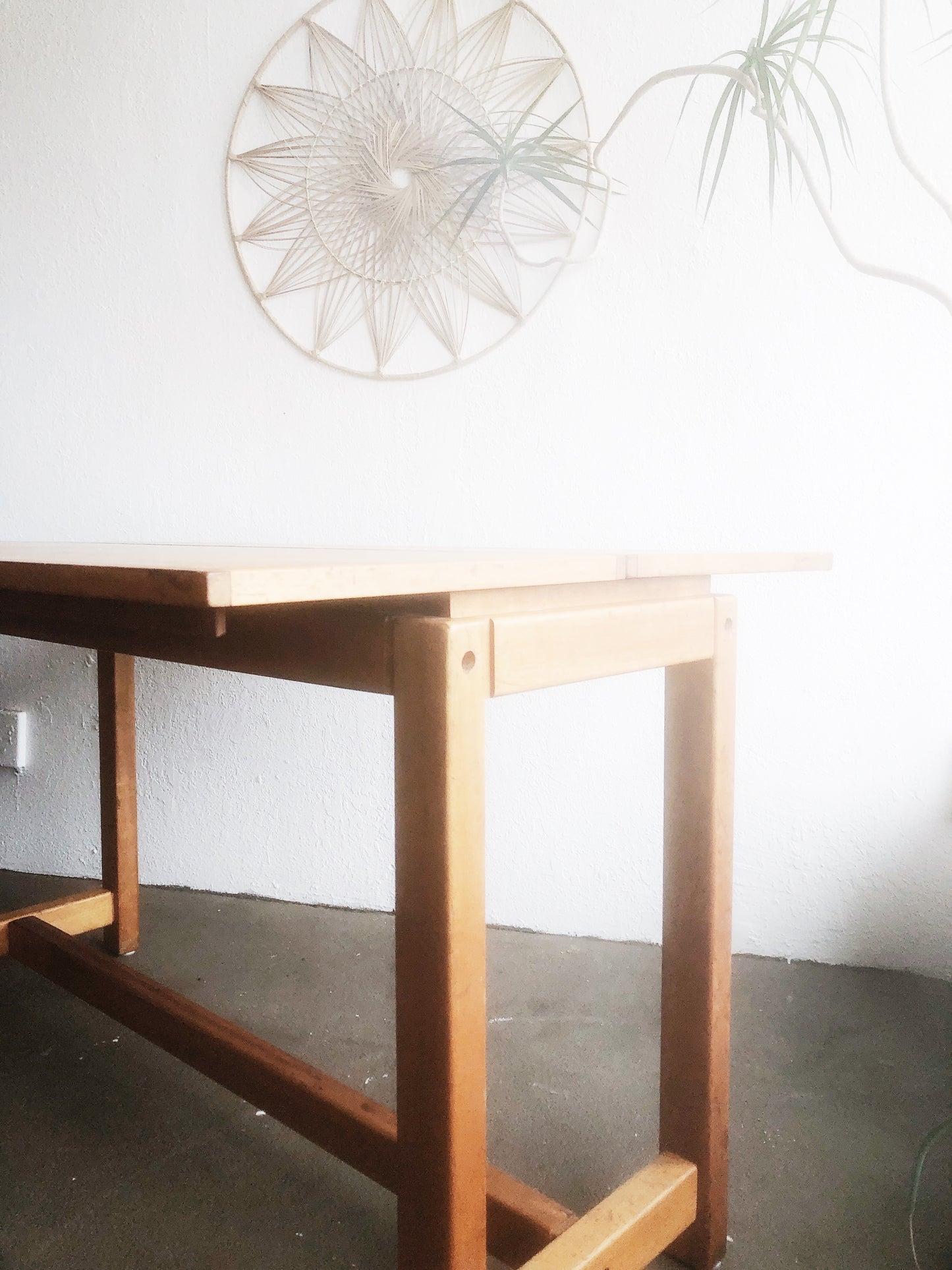 Vintage Expanding Parsons Table