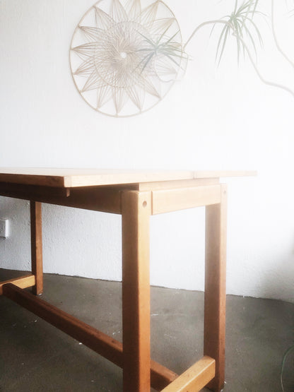Vintage Expanding Parsons Table