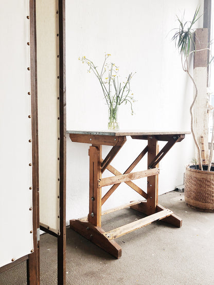 Vintage Handmade Drafting Table