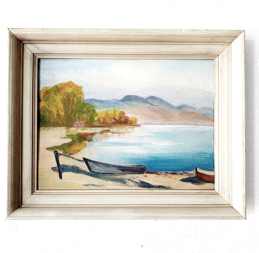 Vintage Framed Landscape Painting