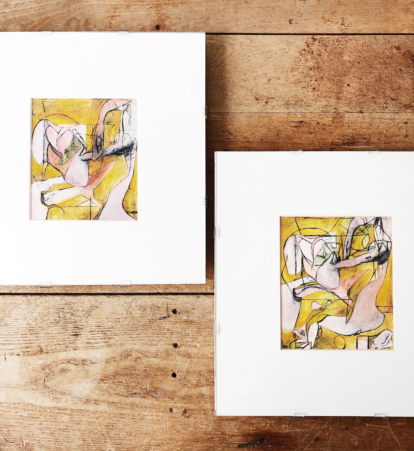 Original Watercolor Abstract Painting