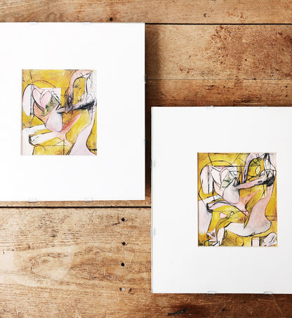 Original Watercolor Abstract Painting