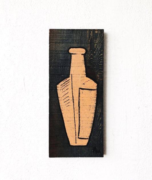 Vintage Painting On Wood