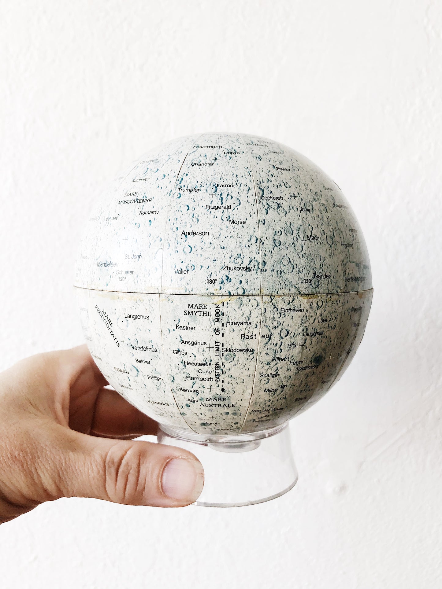 Vintage Moon Model with Magnifying Stand