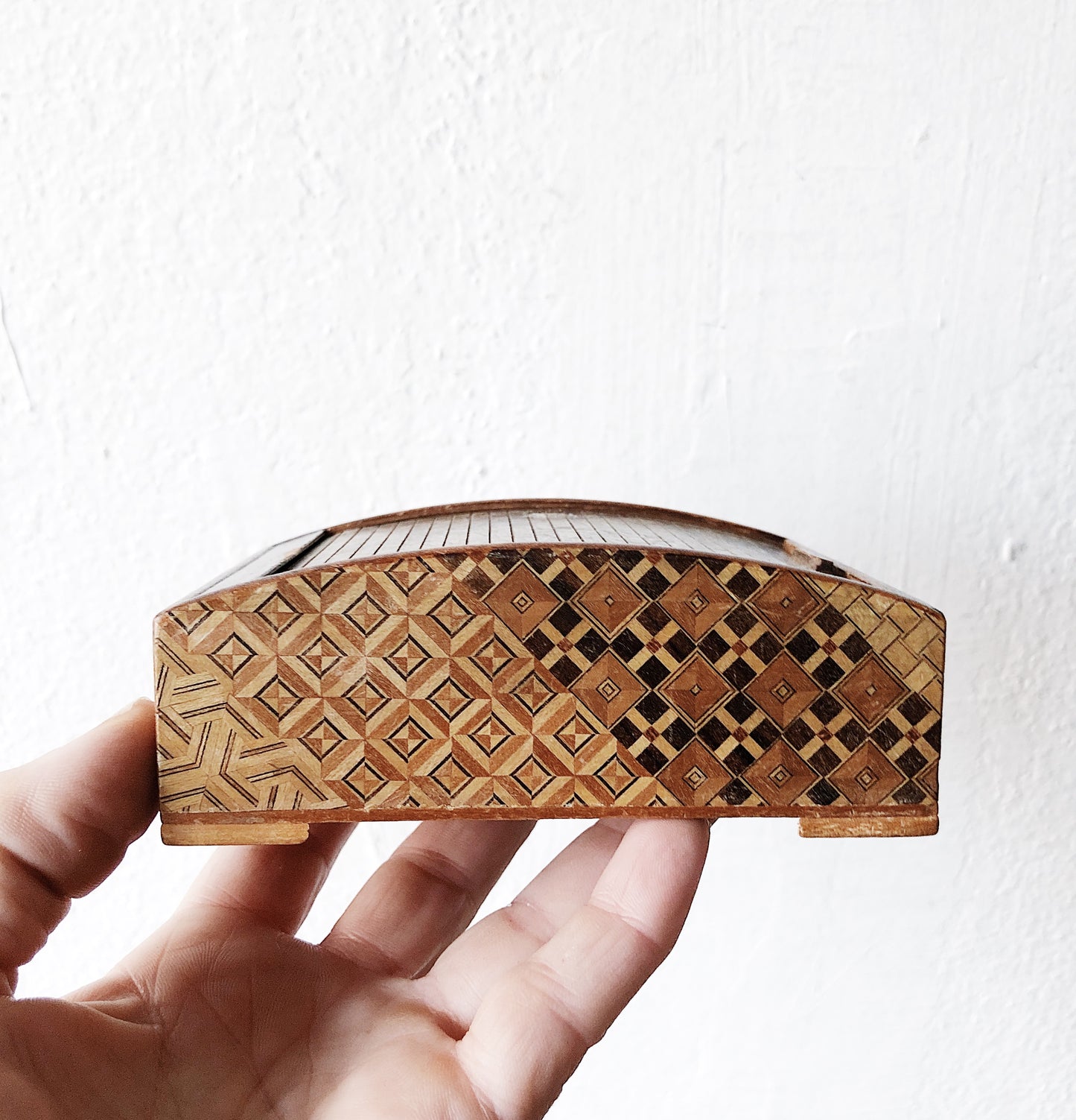 Petite Vintage Japanese Tambour Chest