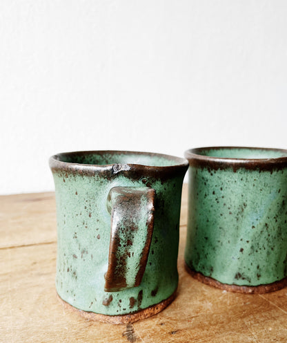 Oversized Studio Pottery Mug Pair
