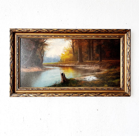 Antique Landscape Painting