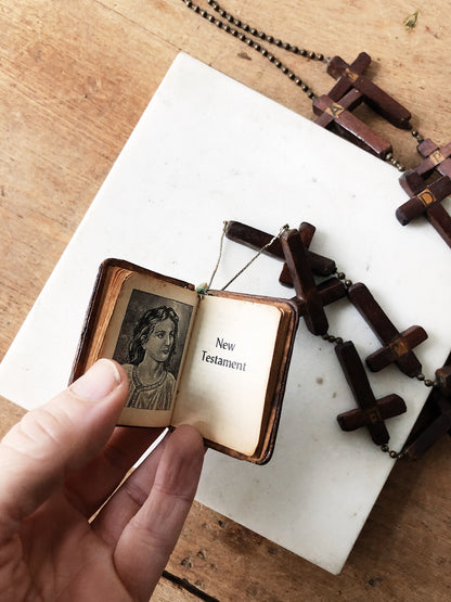 Vintage Rosary and Bible