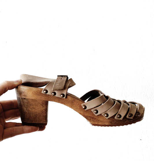 Sanita Platform Clog Sandal 38