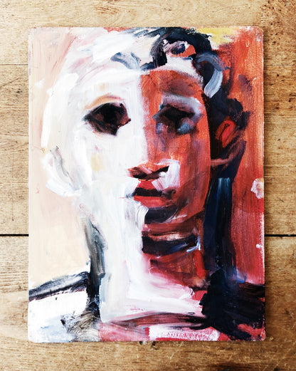 Original Portrait on Board
