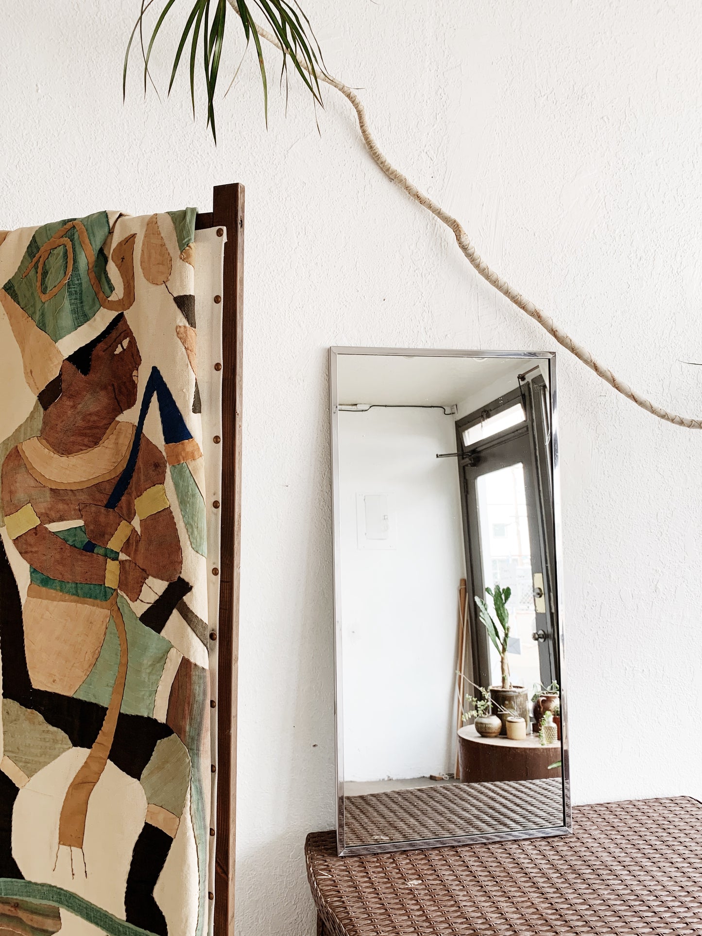 Vintage Industrial Mirror