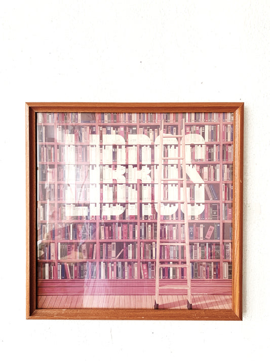 Framed Libros Print c1985
