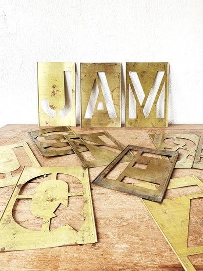 Vintage Brass Stencil