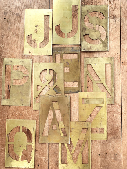 Vintage Brass Stencil