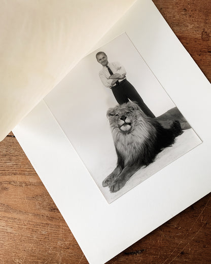 Vintage Matted Black and White Photo