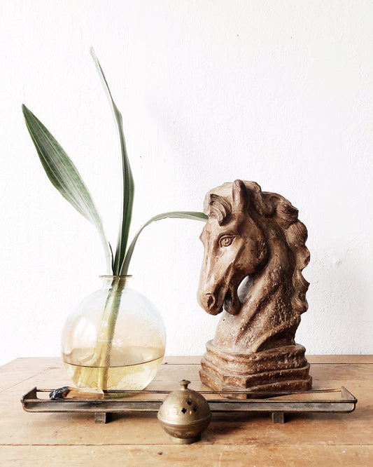 Vintage Ceramic Horse Bust