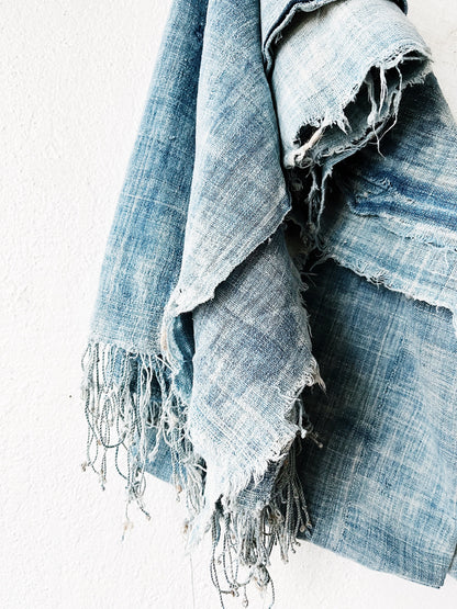 Vintage Indigo Mudcloth