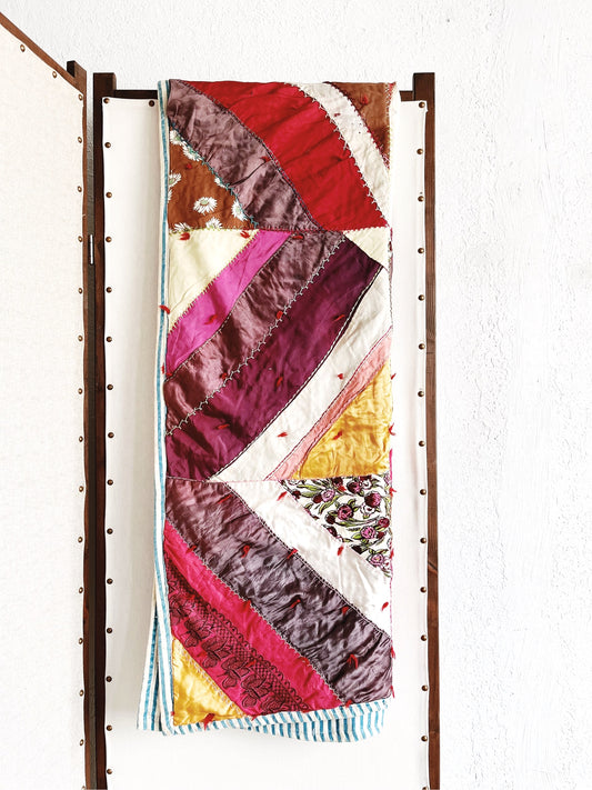 Vintage Silk Crazy Quilt