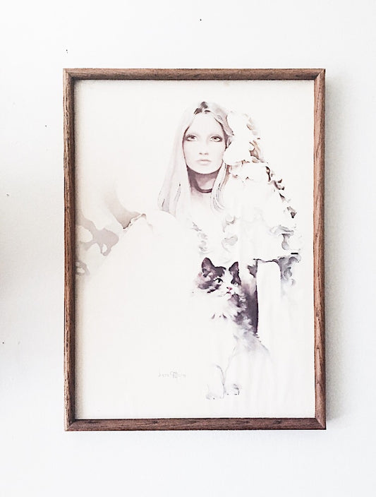 Vintage Sara Moon Print