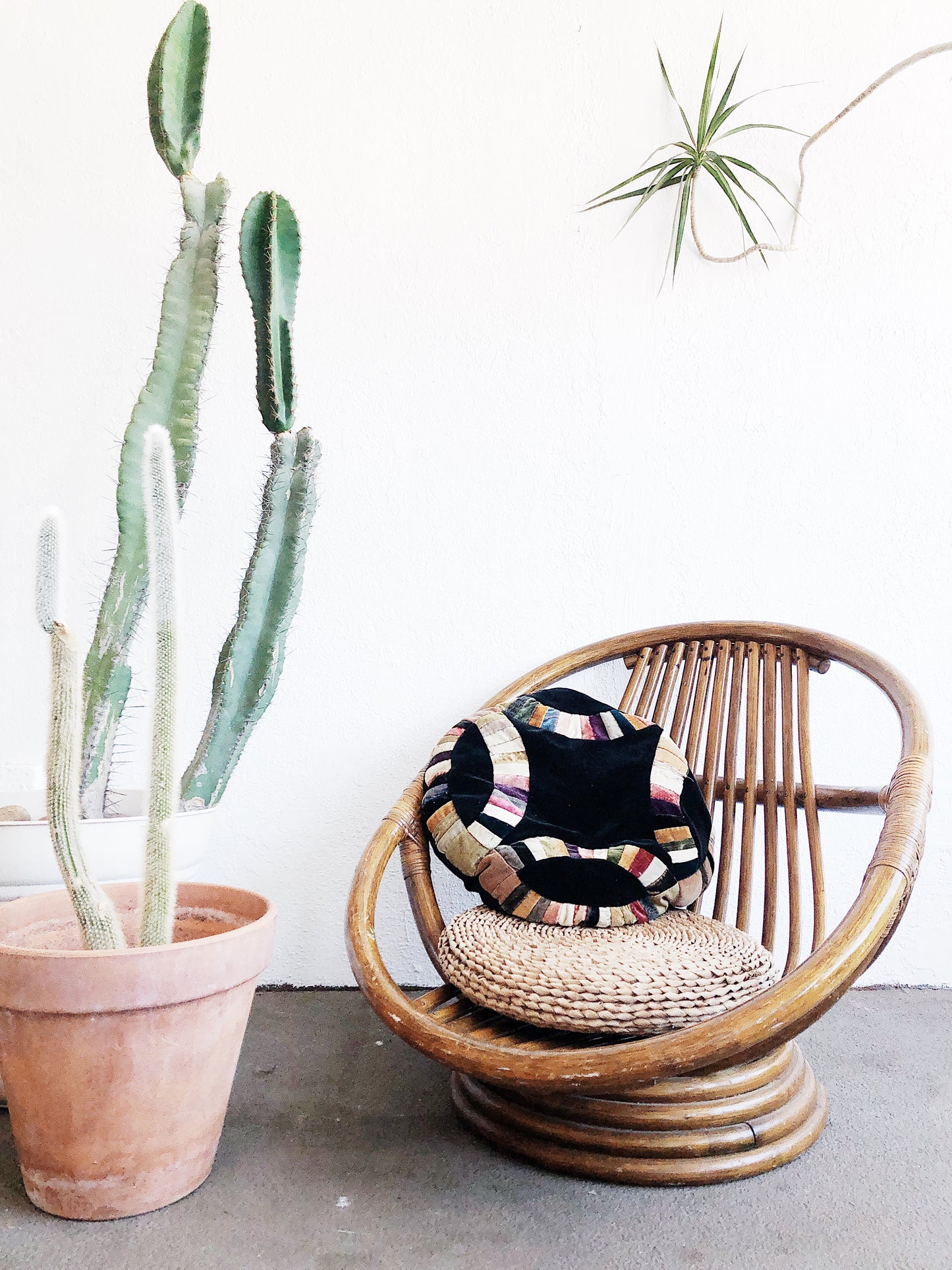 Vintage Child’s Bamboo Egg Chair