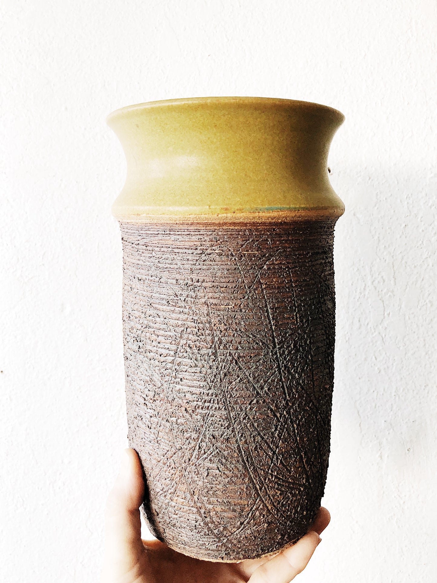 Large Vintage Studio Pottery Vase
