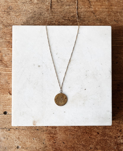 Sagittarius Zodiac Coin Necklace