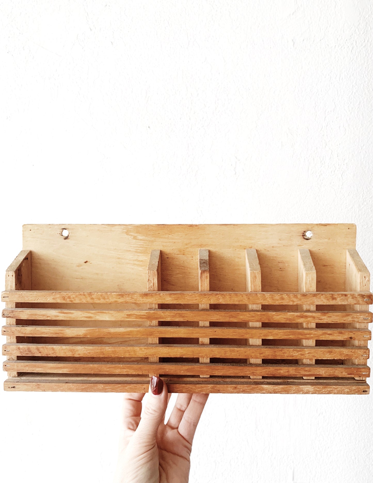 Vintage Wood Organizer
