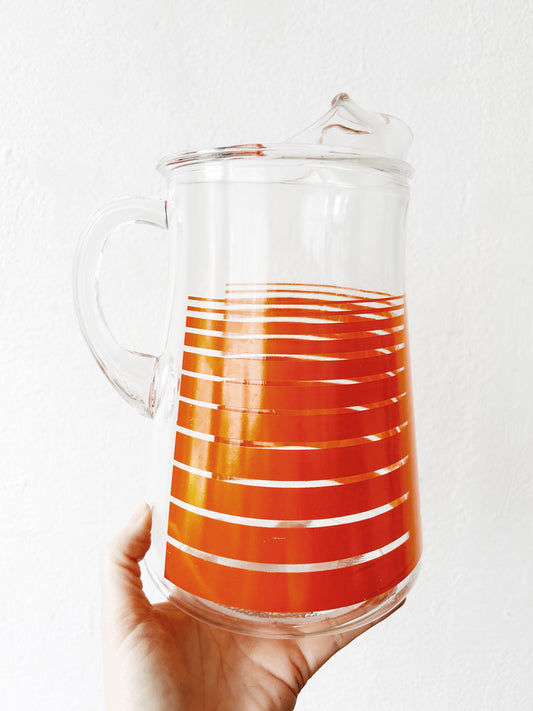 Mid Century Anchor Hocking Juice Pitcher