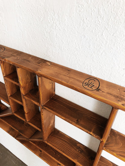 Large 1970s Handmade Shelf