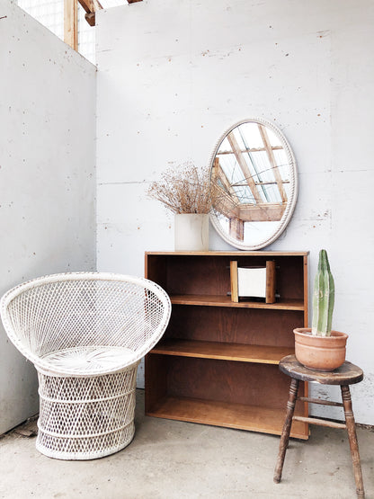 Large Vintage Oval Mirror