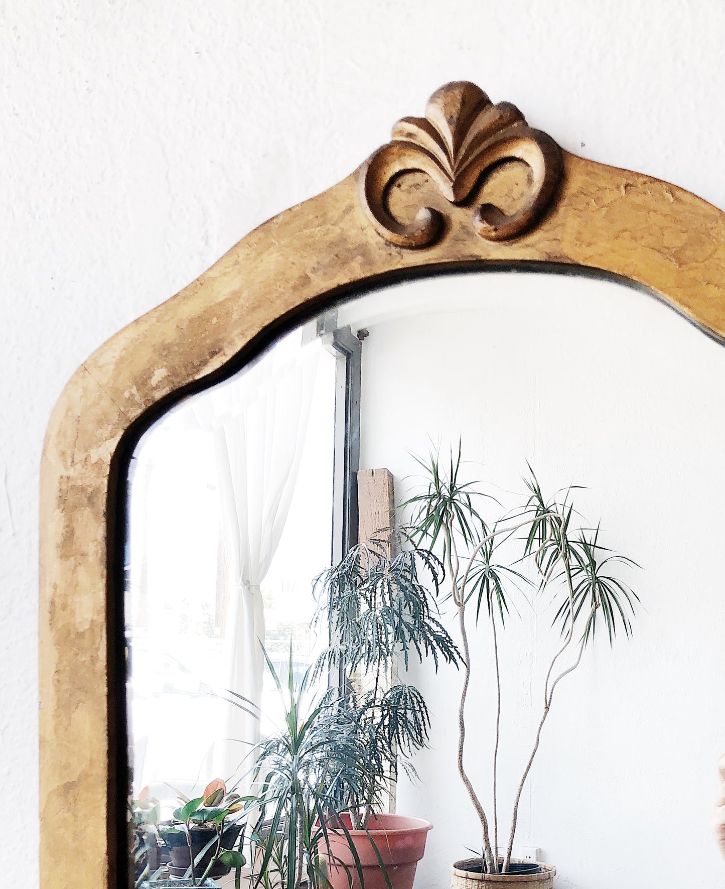 Antique Gold Leaf Mirror