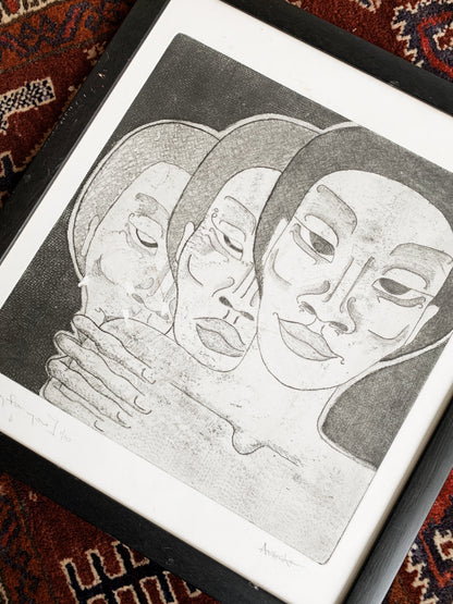 Vintage Original Etching
