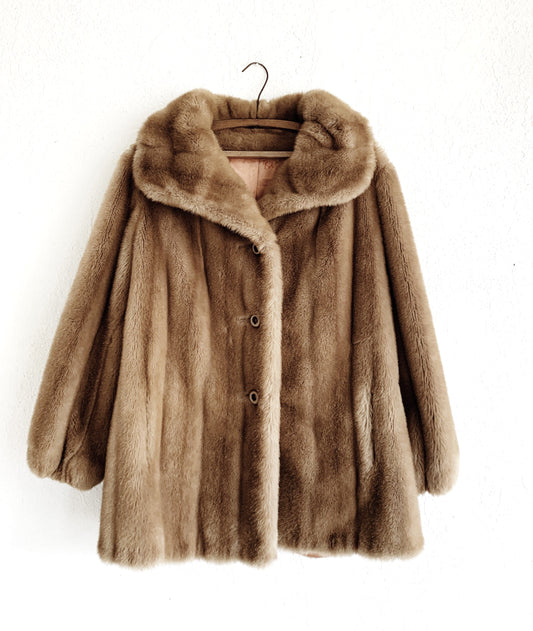 1960’s Faux Fur Margot Coat